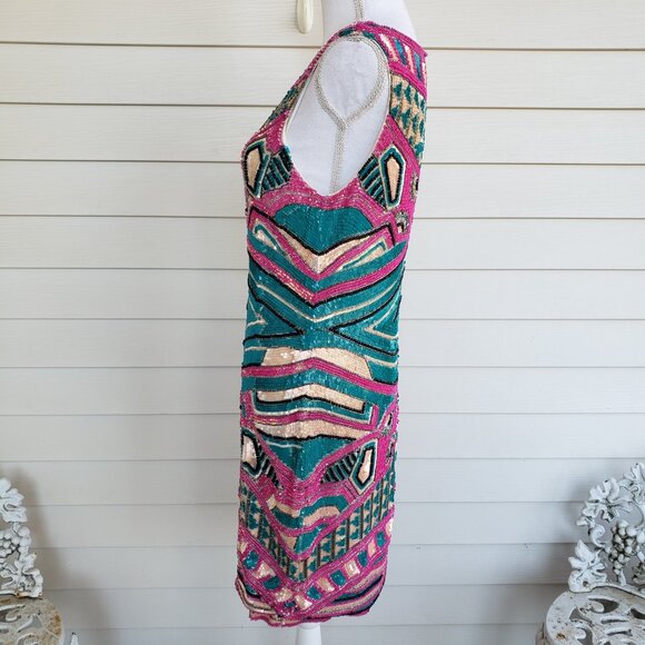 Y2K gorgeous hand sequined dress from Forever Unique London - Picture 13 of 16